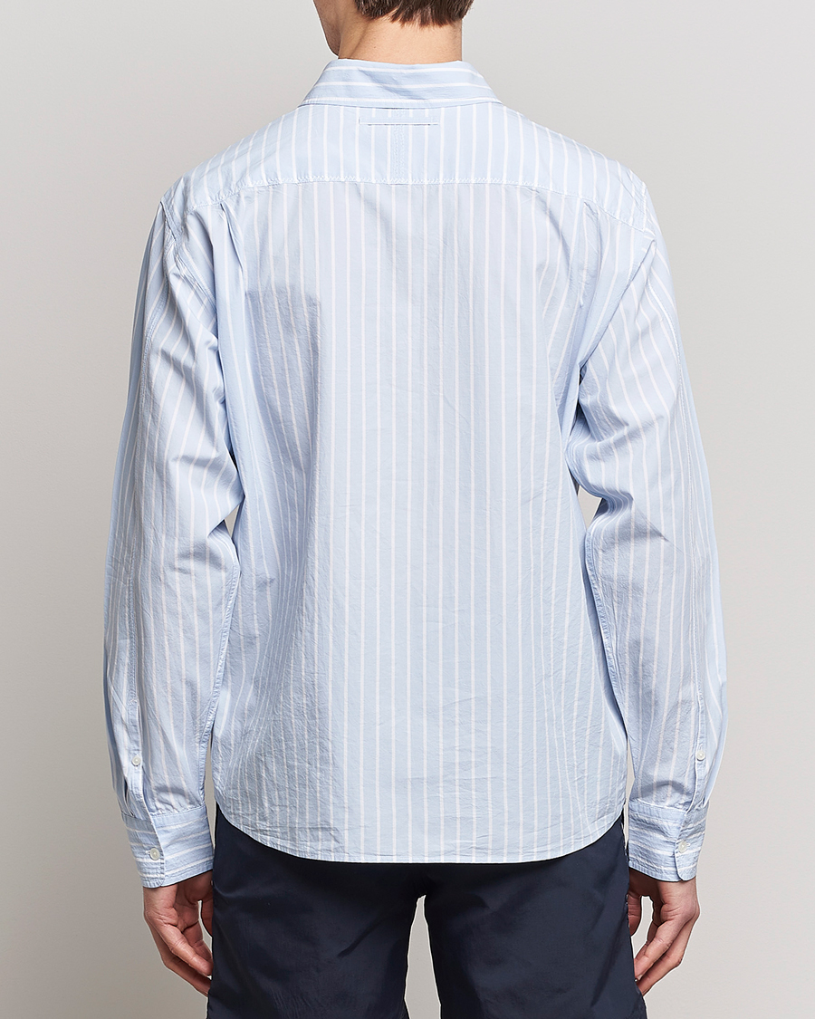 Men | Shirts | Orlebar Brown | Shanklin Relaxed Fit Overhead Shirt Serenity Blue