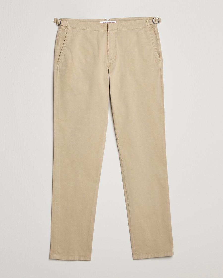 Men | Trousers | Orlebar Brown | Fallon Stretch Cotton Chinos Sand Dune