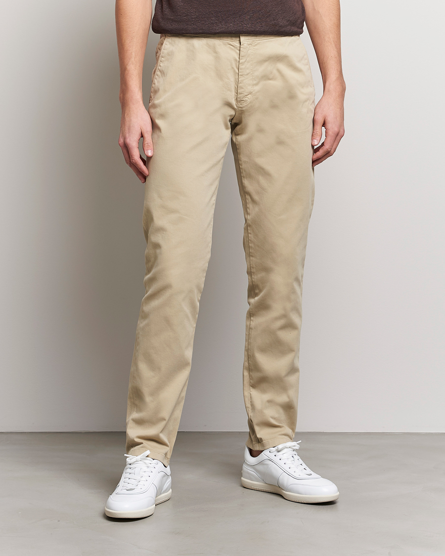 Men | Trousers | Orlebar Brown | Fallon Stretch Cotton Chinos Sand Dune