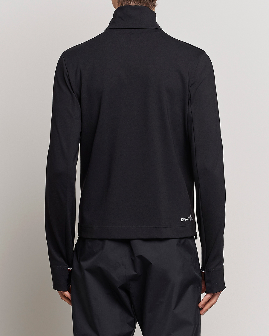 Men | Sweaters & Knitwear | Moncler Grenoble | Embossed Full Zip Cardigan Black