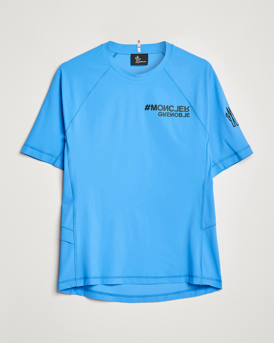 Men | T-Shirts | Moncler Grenoble | Technical T-Shirt Light Blue