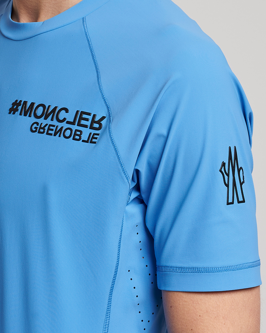 Men | T-Shirts | Moncler Grenoble | Technical T-Shirt Light Blue