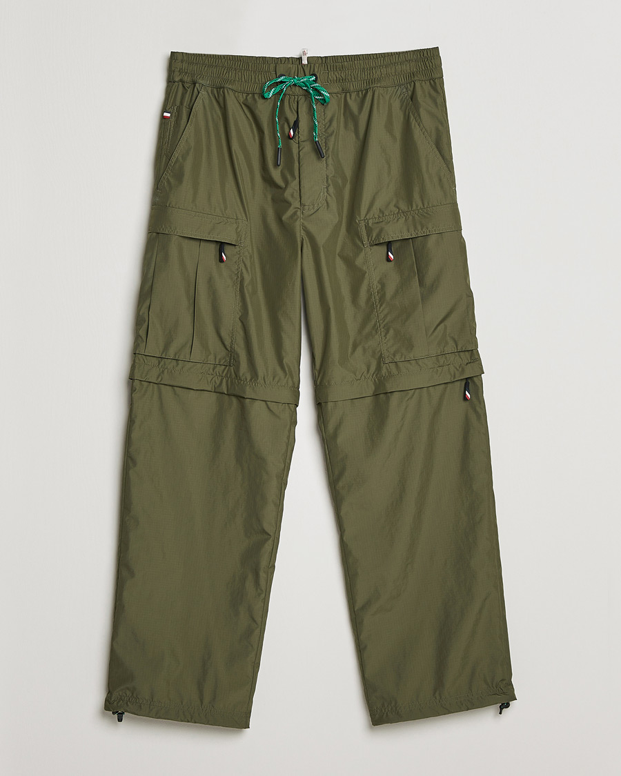 Men | Trousers | Moncler Grenoble | Zip Off Cargo Pants Military Green