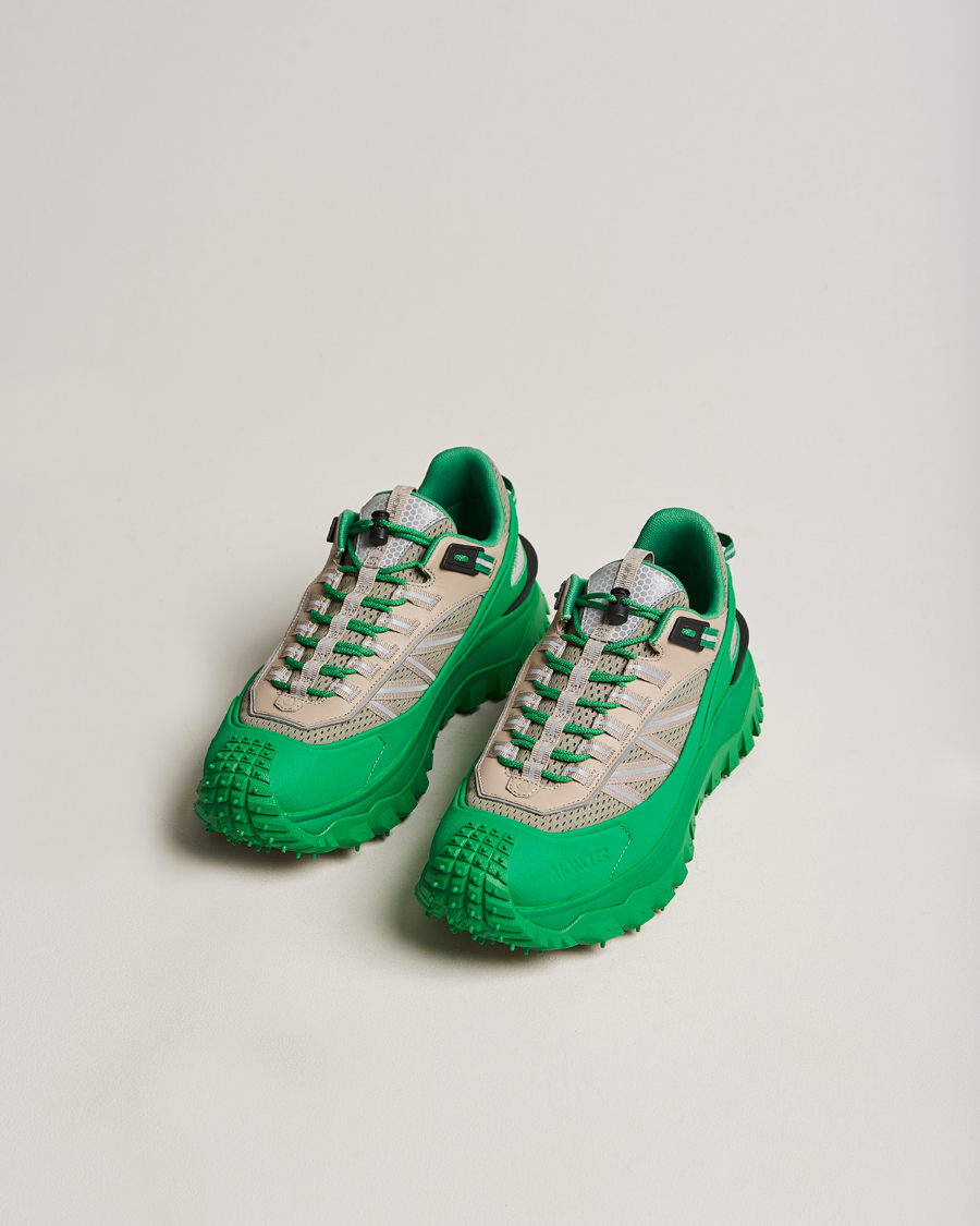 Men | Hiking shoes | Moncler Grenoble | Trailgrip Sneakers Green/Beige