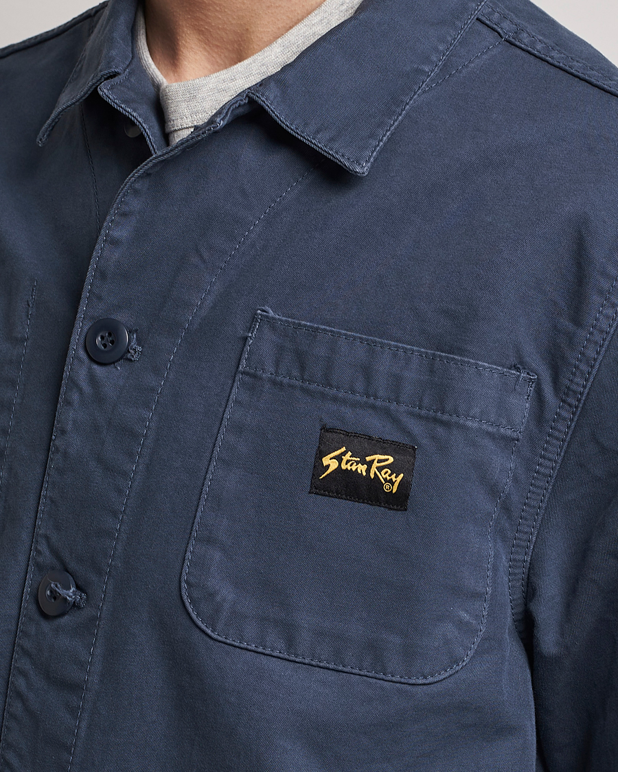 人気TOP スタンレイ メンズ ジャケット＆ブルゾン アウター Stan Ray CPO Overshirt Blue コート・ジャケット  LITTLEHEROESDENTISTRY