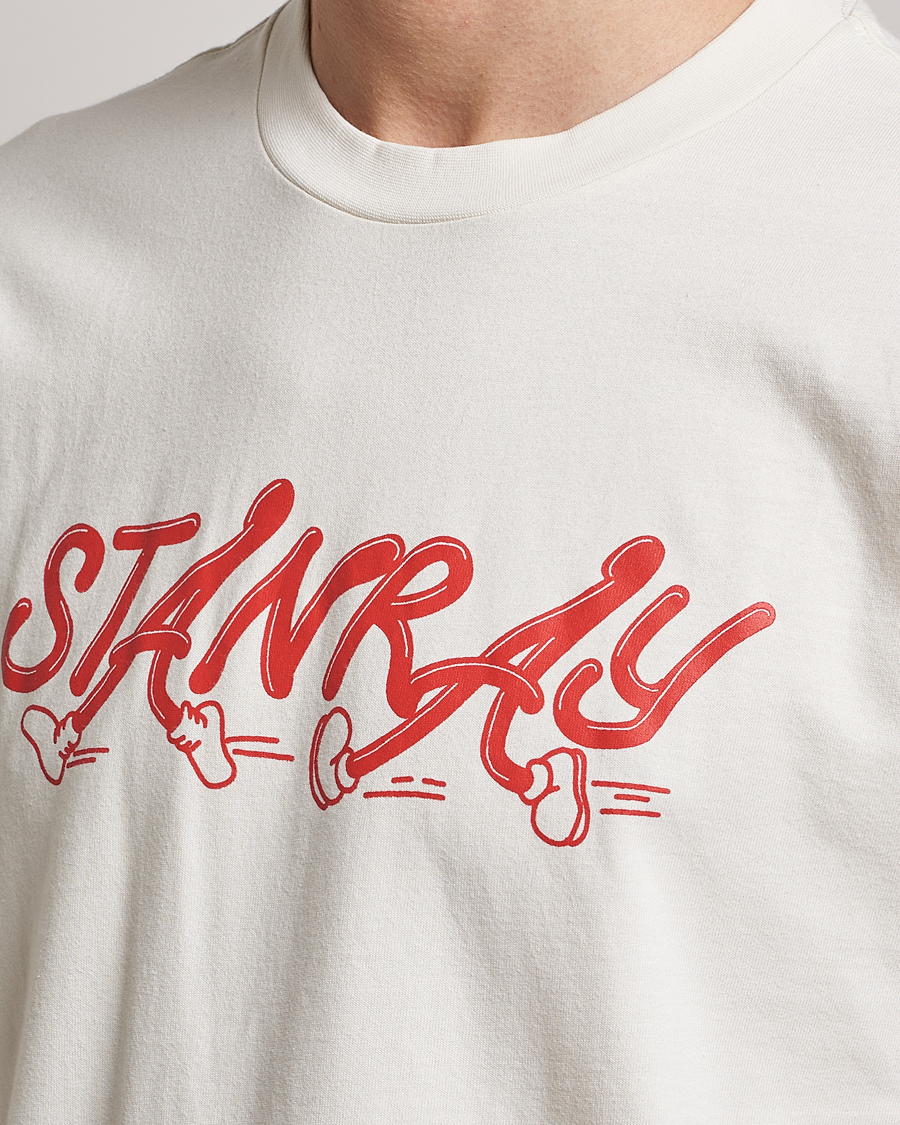Men | T-Shirts | Stan Ray | Running Crew Neck T-Shirt Natural