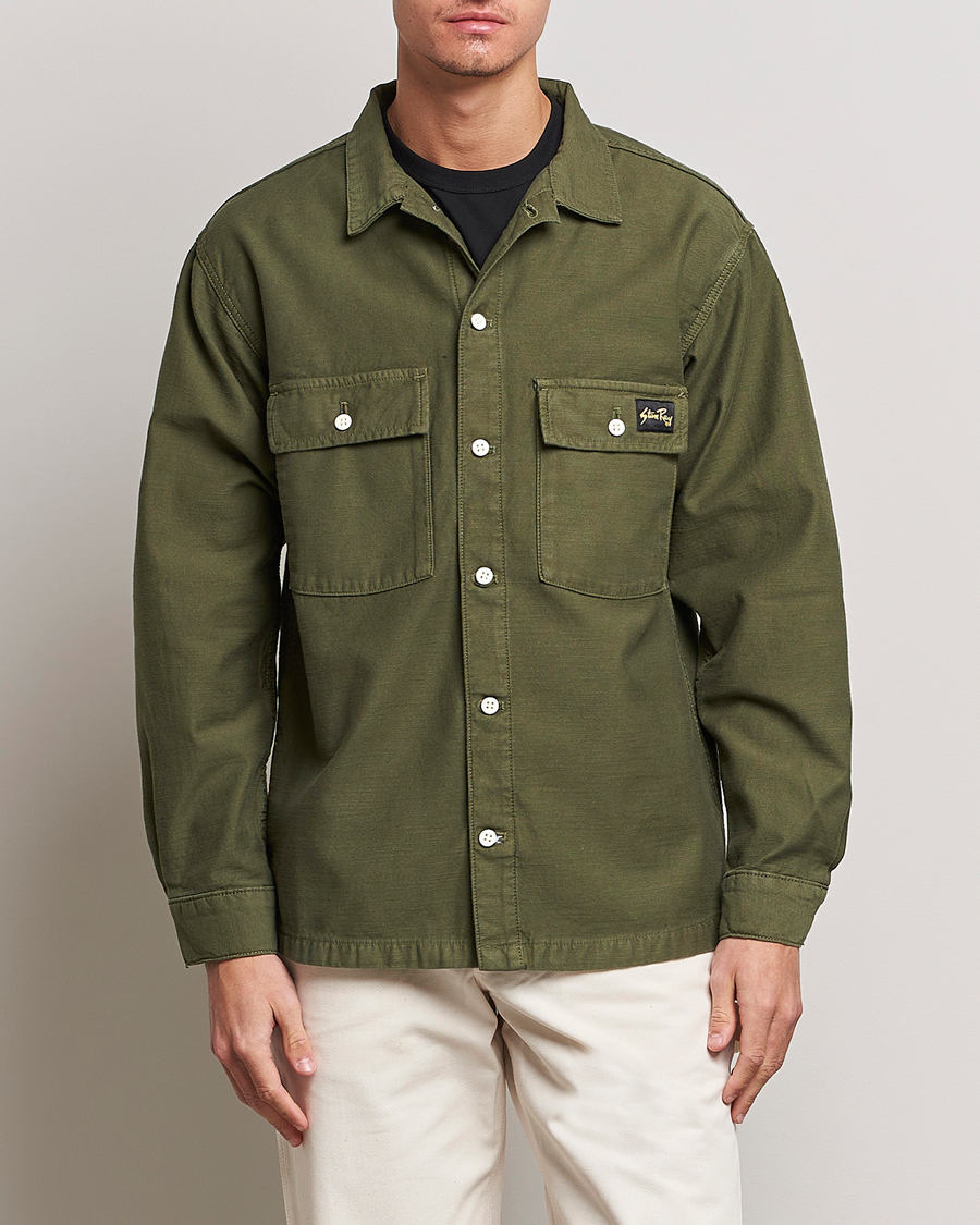 Men | Shirts | Stan Ray | CPO Cotton Shirt Olive