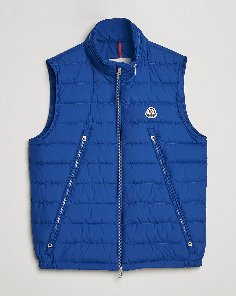 Men | Gilets | Moncler | Albyt Down Vest Royal Blue