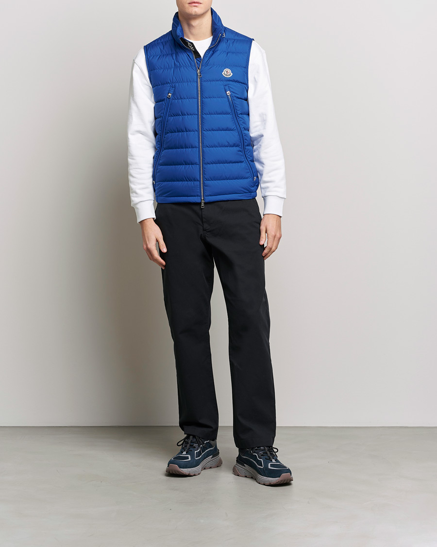 Men | Gilets | Moncler | Albyt Down Vest Royal Blue