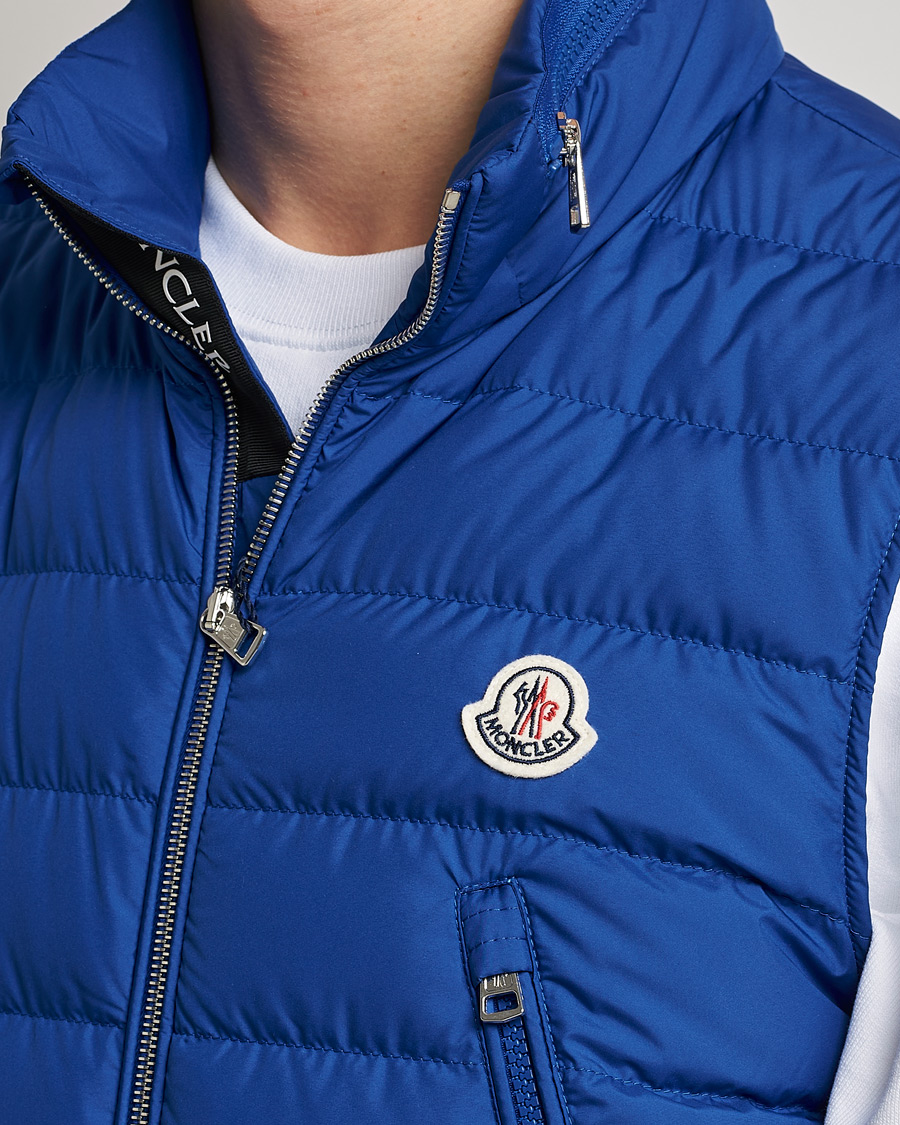 Men | Gilets | Moncler | Albyt Down Vest Royal Blue