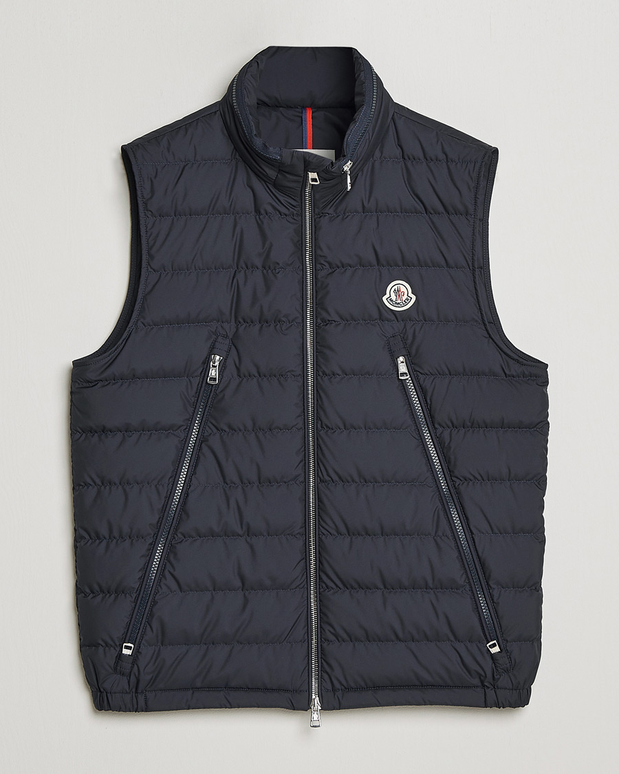 Men | Gilets | Moncler | Albyt Down Vest Navy