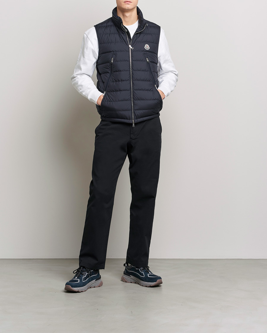 Men | Gilets | Moncler | Albyt Down Vest Navy