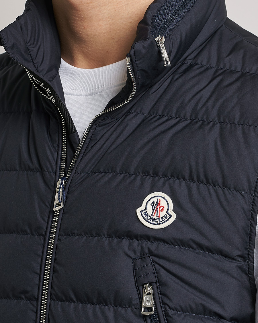 Men | Gilets | Moncler | Albyt Down Vest Navy