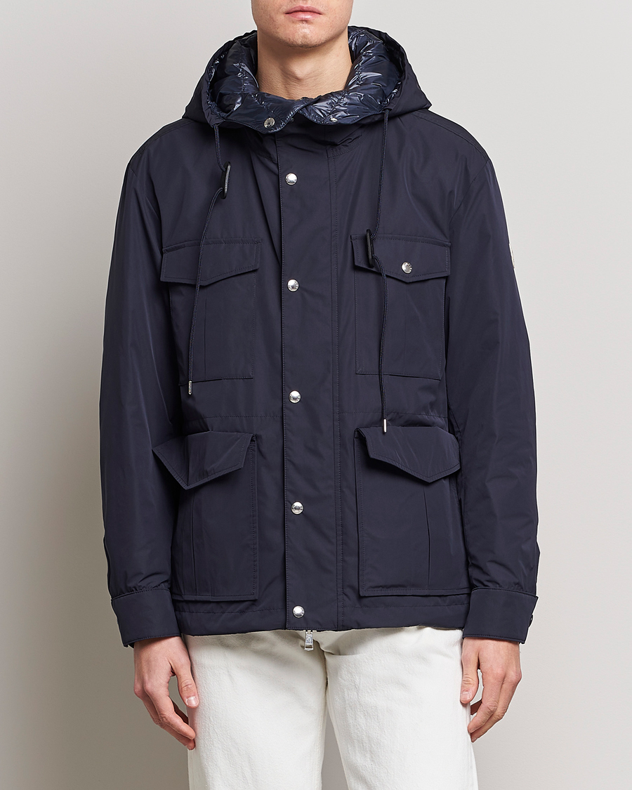Moncler Isidore Field Jacket Navy at CareOfCarl.com
