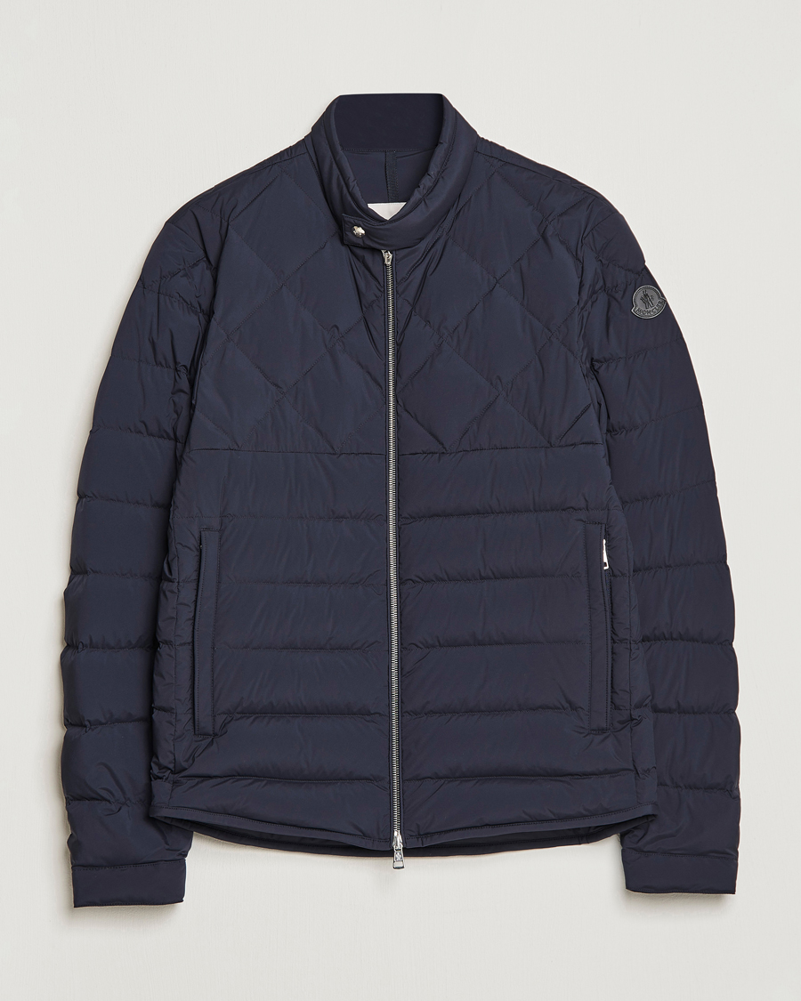 Men | Coats & Jackets | Moncler | Choquart Biker Jacket Navy