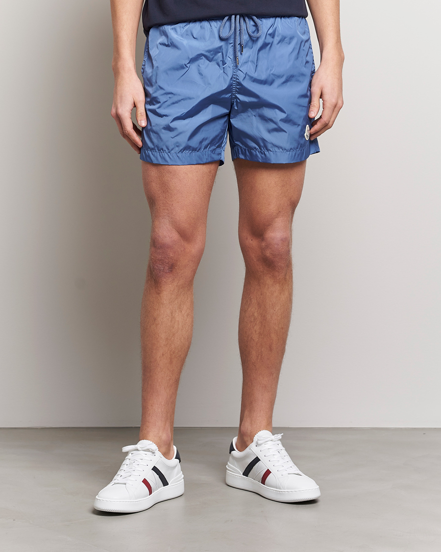 Men | Swimwear | Moncler | Nylon Swim Trunks Light Blue