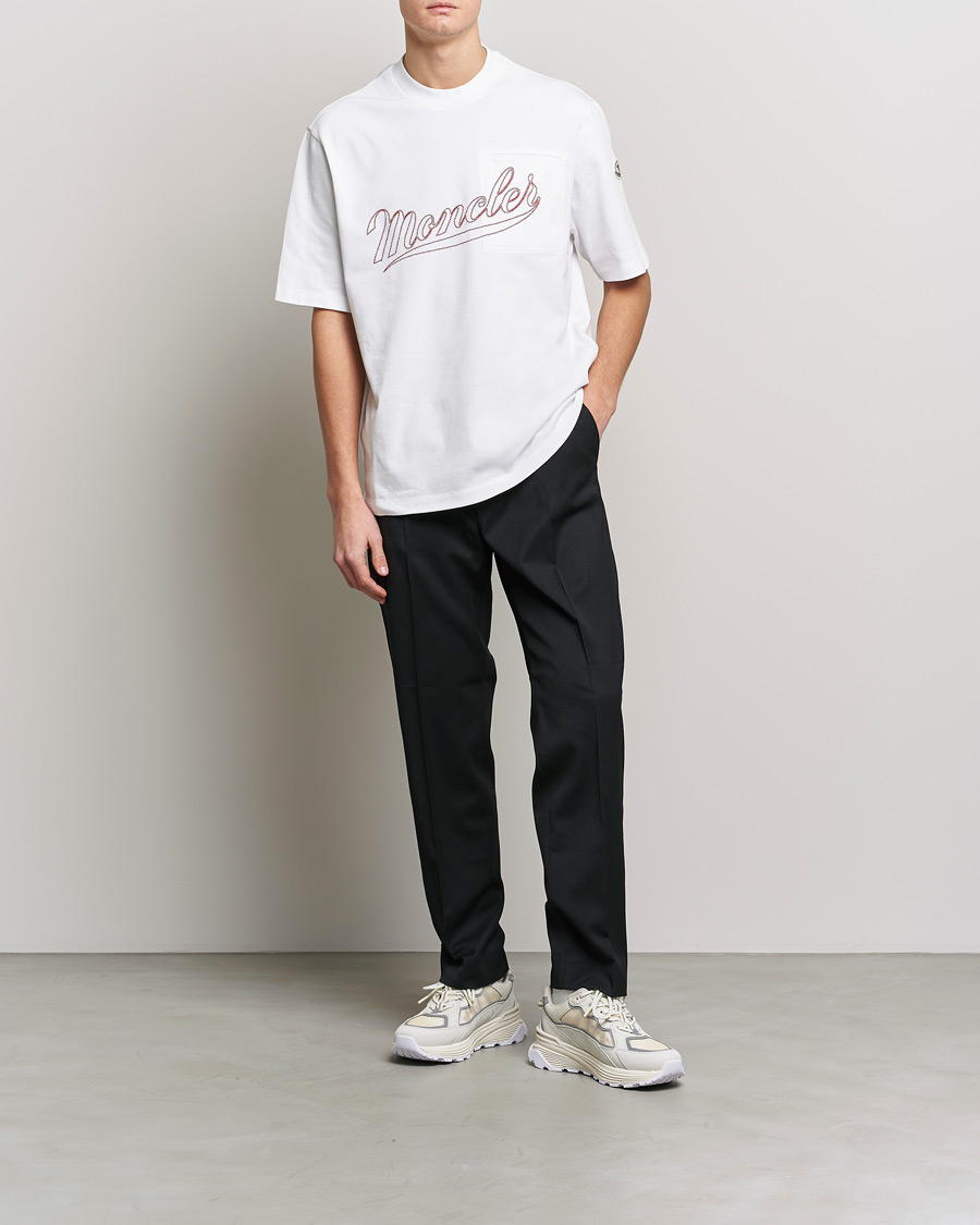 Men | T-Shirts | Moncler | Signature T-Shirt White