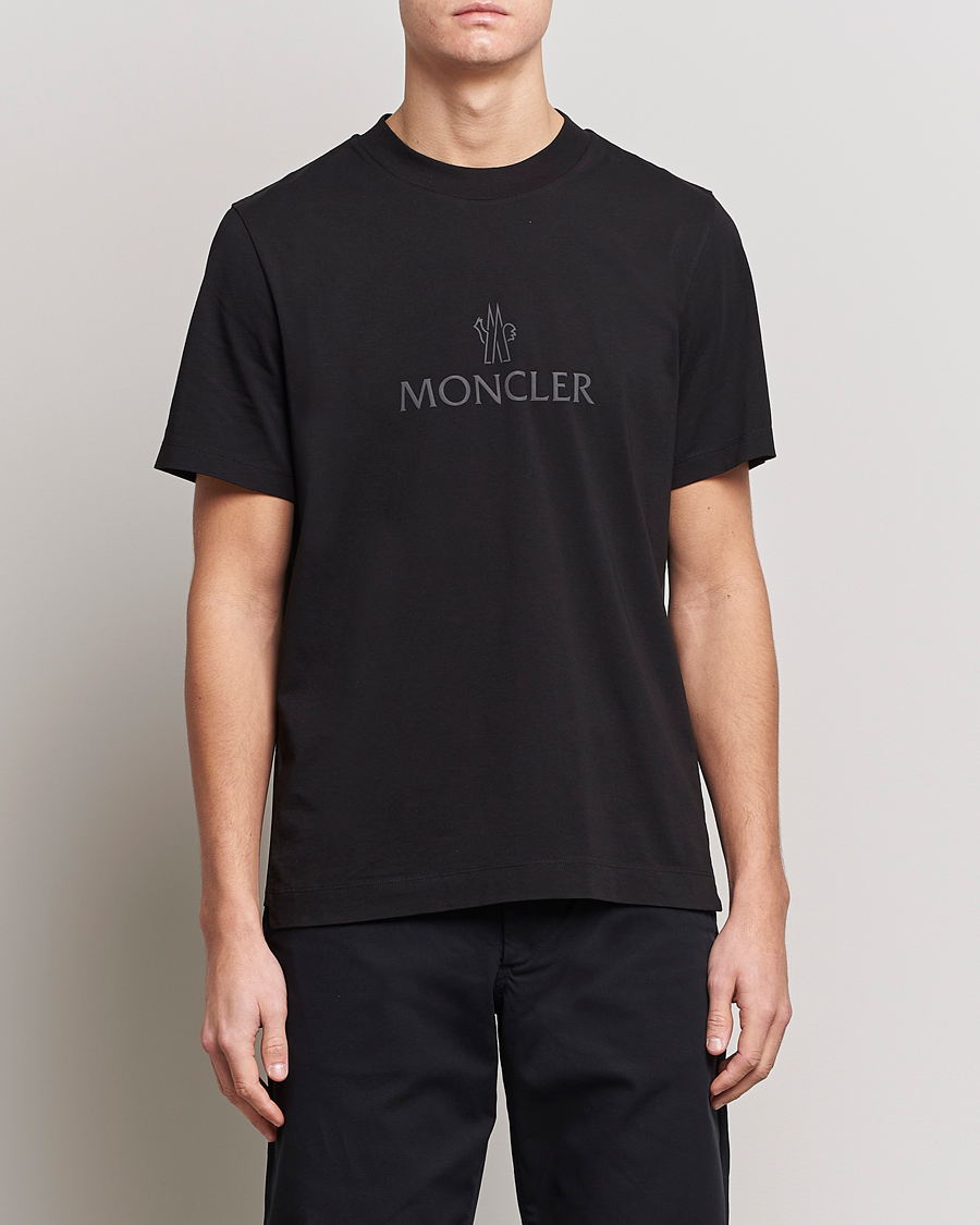 Moncler Lettering T-Shirt Black at CareOfCarl.com