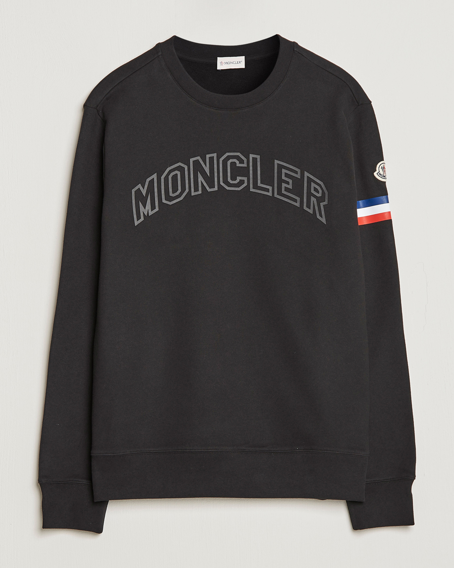 Men | Sweaters & Knitwear | Moncler | Armband Logo Sweatshirt Black