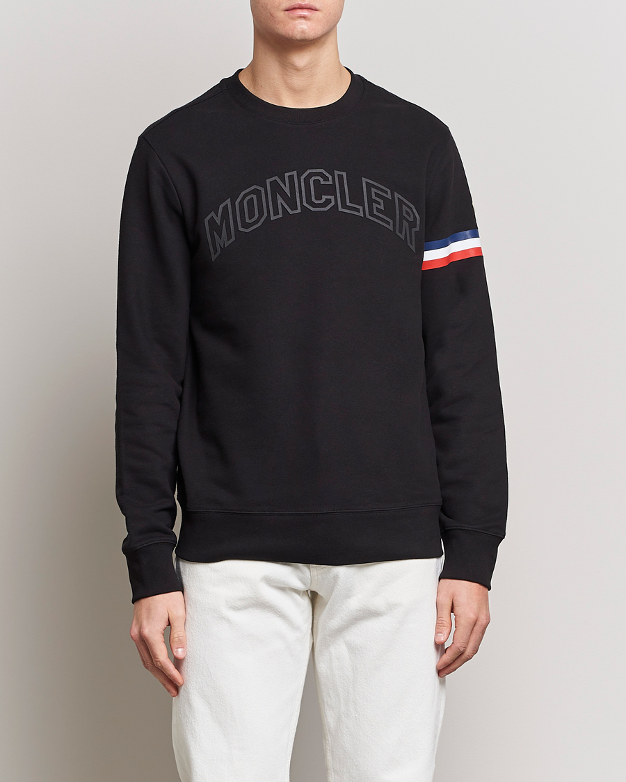 Men | Moncler | Moncler | Armband Logo Sweatshirt Black