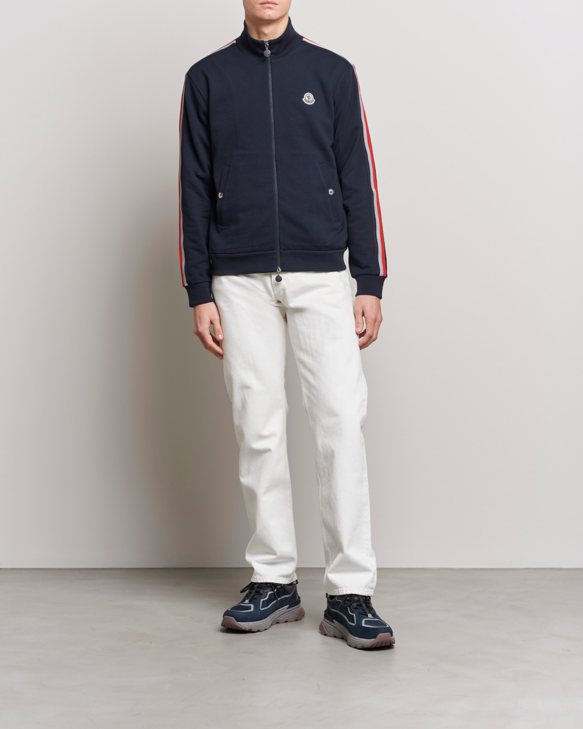 Men | Sweaters & Knitwear | Moncler | Zip Cardigan Navy