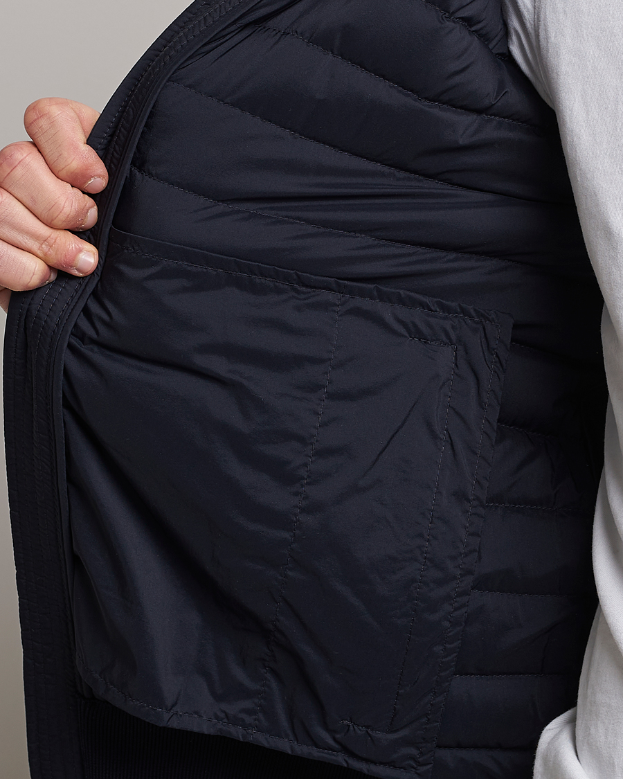 Men | Sweaters & Knitwear | Moncler | Hybrid Zip Cardigan Navy