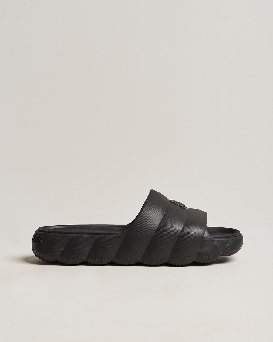 Men | Moncler Lilo Slides Black | Moncler | Lilo Slides Black