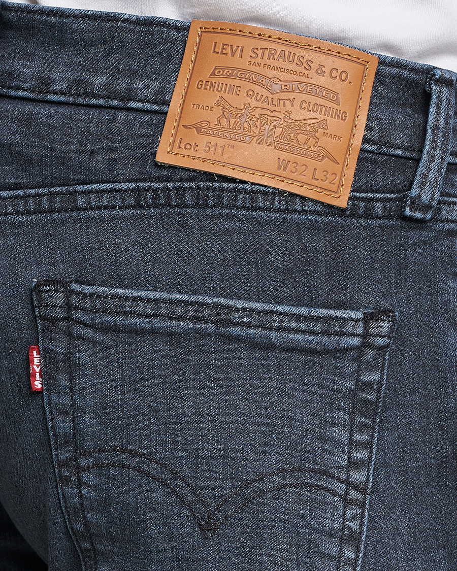 Men | Jeans | Levi's | 511 Slim Fit Stretch Jeans Richmond Blue Black