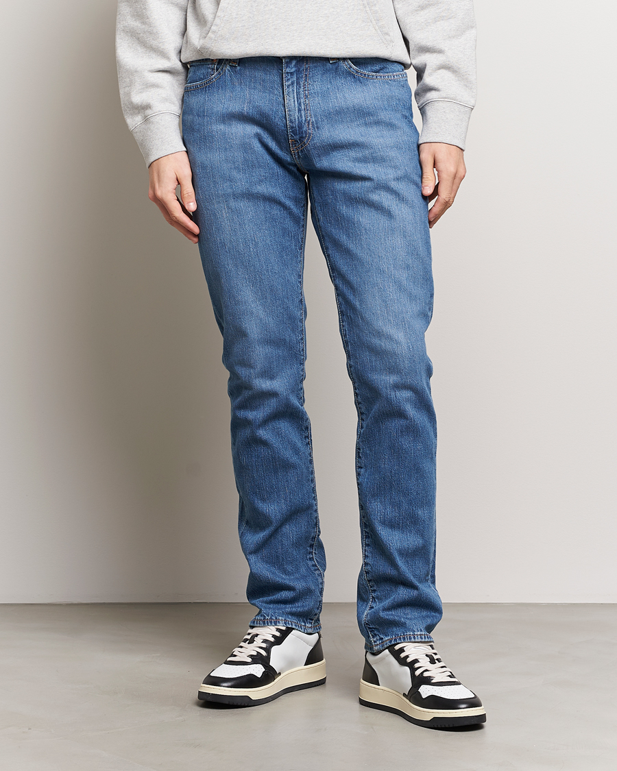 Men | American Heritage | Levi's | 511 Slim Fit Stretch Jeans Dark Indigo Worn In