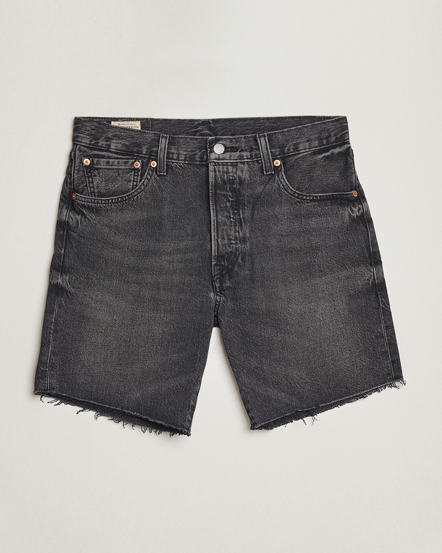 Men | Shorts | Levi's | 501 93 Denim Shorts Black Worn In