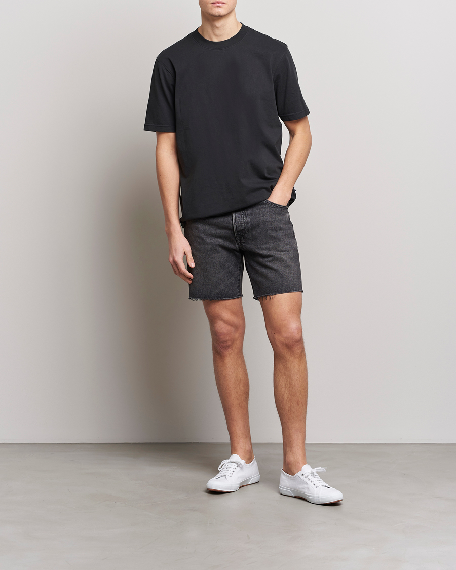 Men | Shorts | Levi's | 501 93 Denim Shorts Black Worn In
