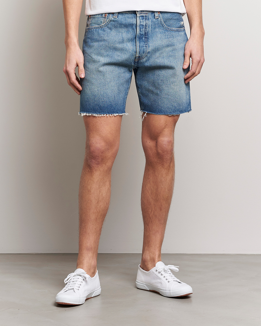 Men | Shorts | Levi's | 501 93 Denim Shorts Medium Indigo Stonewash