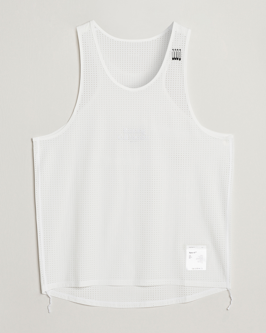 Men | T-Shirts | Satisfy | Space-O Singlet White