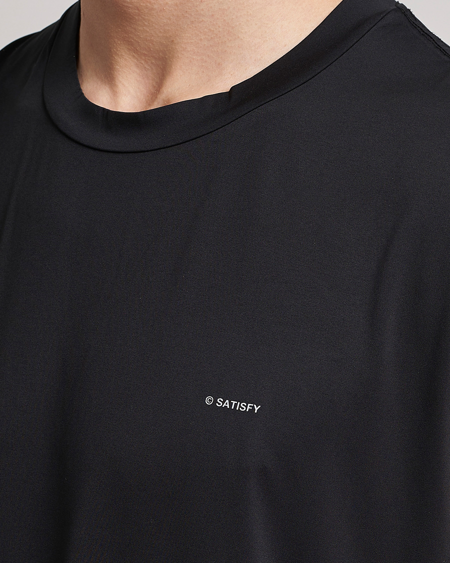 Satisfy AuraLIte Muscle Tee Black at CareOfCarl.com