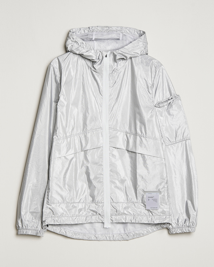 Men | Coats & Jackets | Satisfy | SilverShell Packable Windbreaker Silver