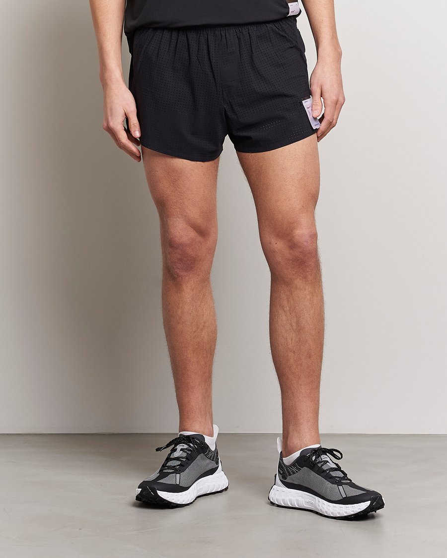 Men | New Brands | Satisfy | Space-O 2.5 Inch Shorts Black