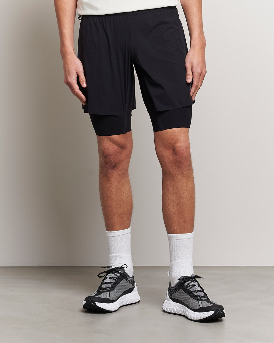 Men | New Brands | Satisfy | Justice 10 Inch Trail Shorts Black