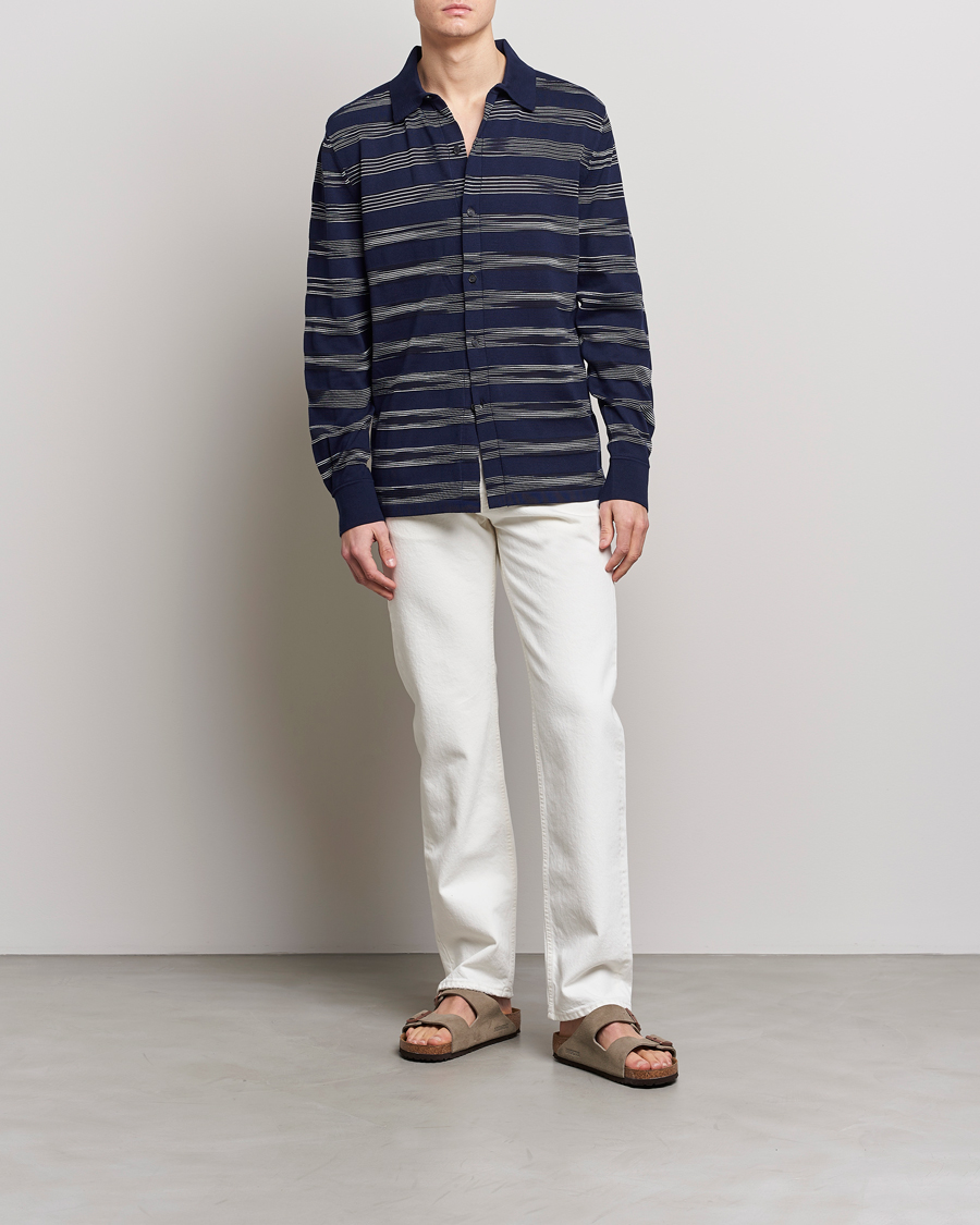 Men | Shirts | Missoni | Space Dye Knitted Shirt Black/Navy