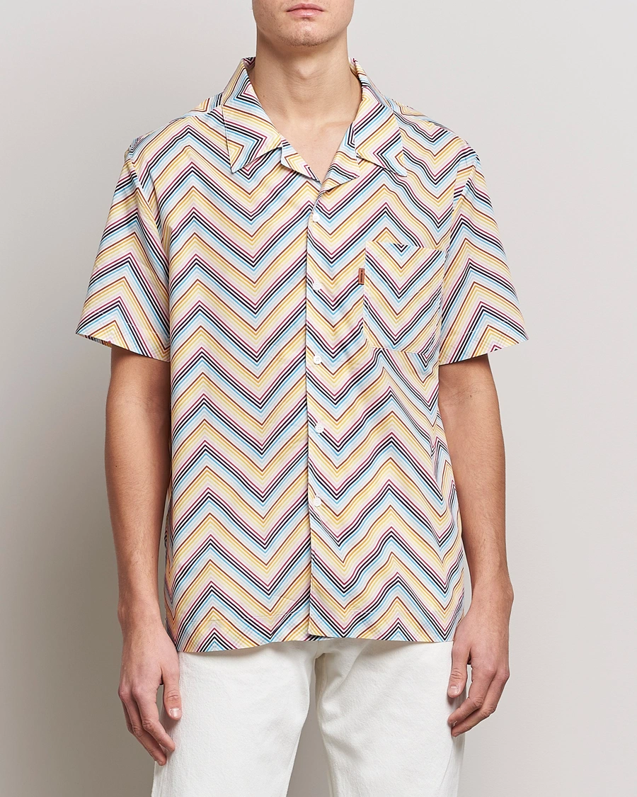 Missoni Zig Zag Short Sleeve Shirt Multicolor at CareOfCarl.com