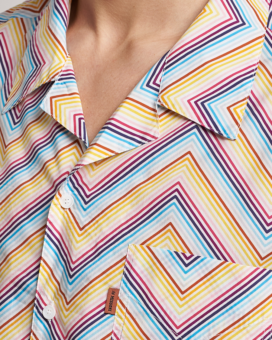 Men | Shirts | Missoni | Zig Zag Short Sleeve Shirt Multicolor
