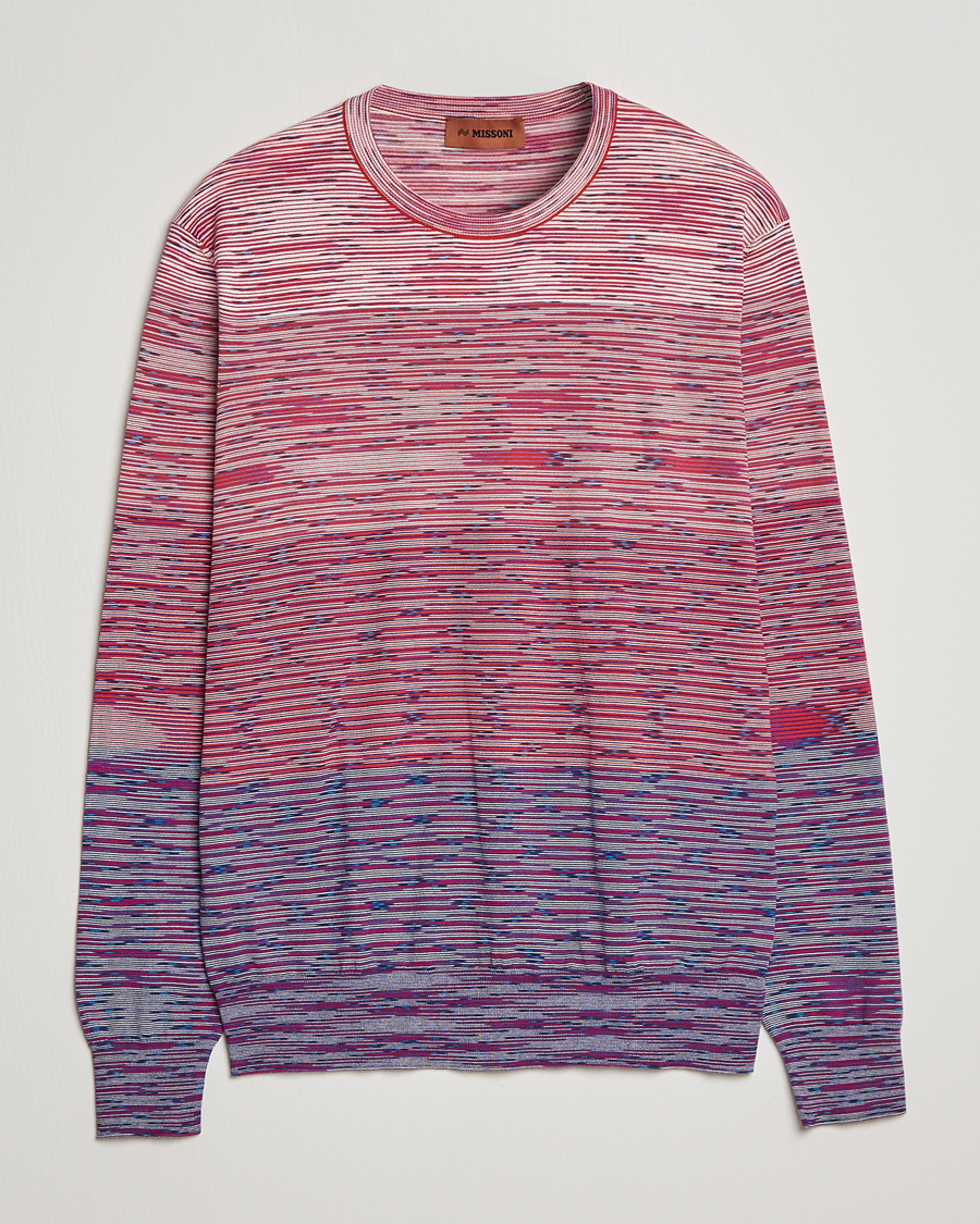 Men | Sweaters & Knitwear | Missoni | Striped Degrade Sweater Red