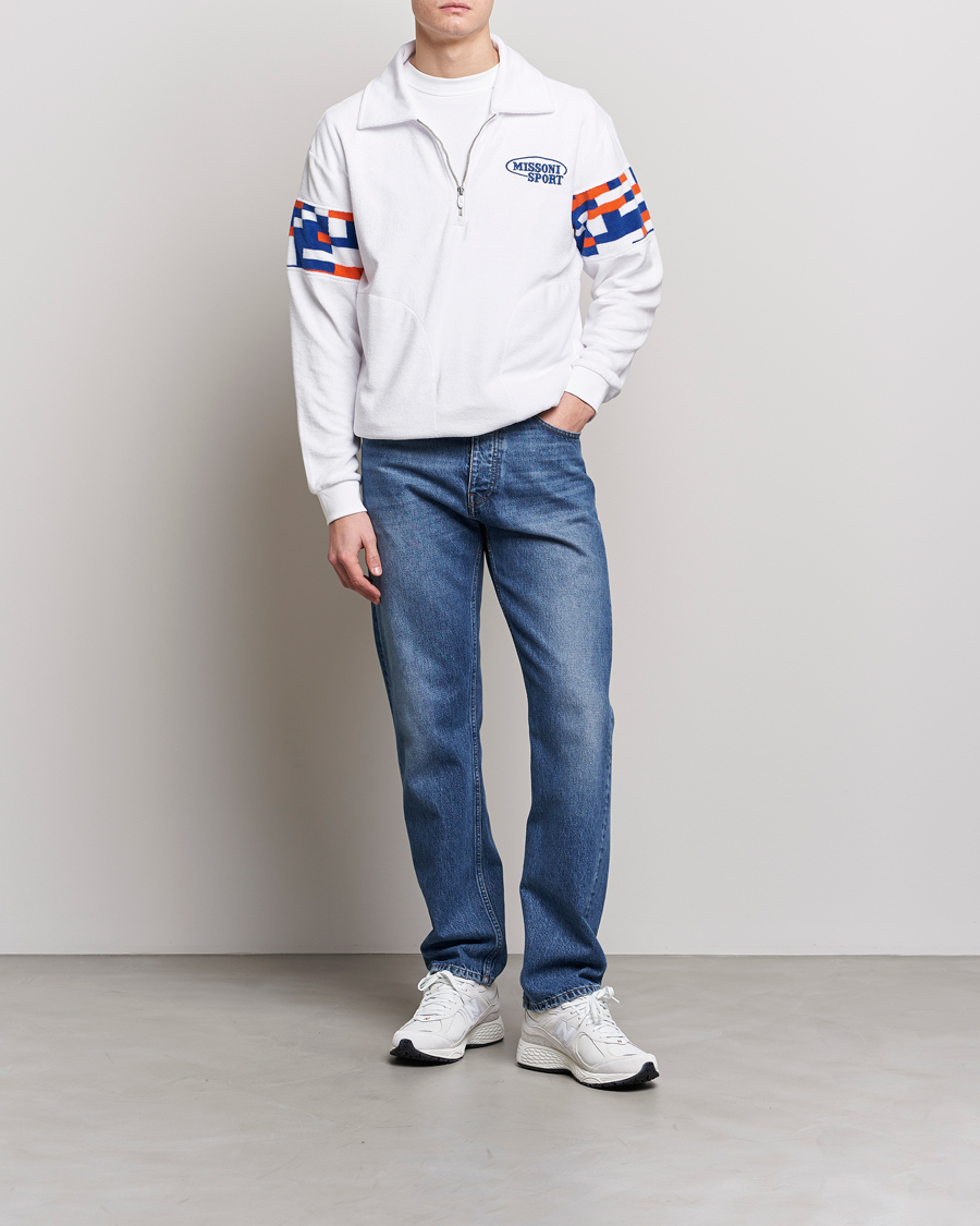 Men | Sweaters & Knitwear | Missoni | Sport Half Zip White