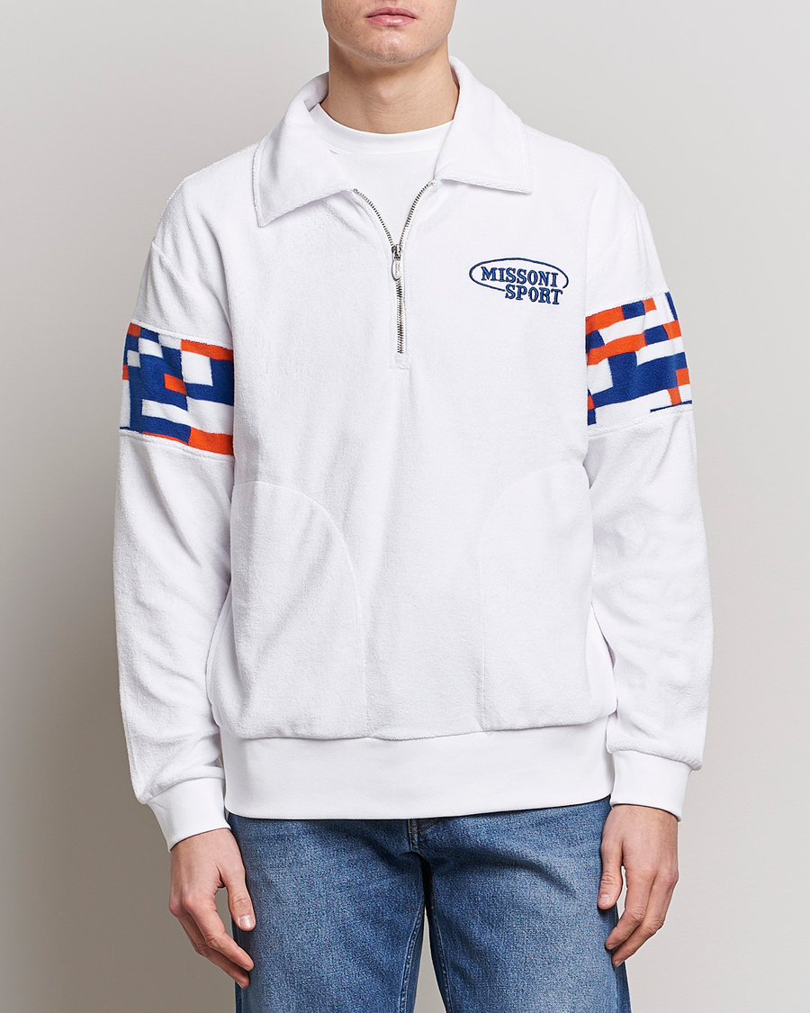 Missoni Sport Half Zip White at CareOfCarl.com