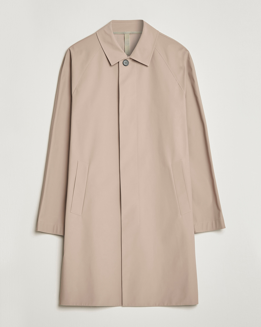 Men | Coats & Jackets | Harris Wharf London | Light Technic Balmacaan Coat Camel