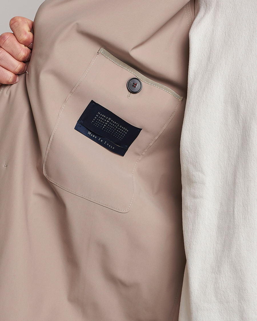 Men | Coats & Jackets | Harris Wharf London | Light Technic Balmacaan Coat Camel