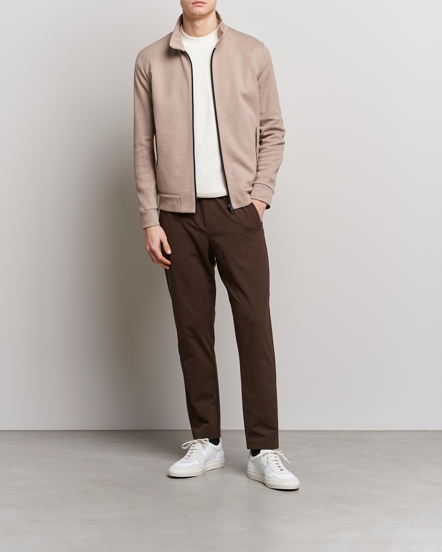 Men | Coats & Jackets | Harris Wharf London | Loro Piana Cavalry Twill Harrington Jacket Oat