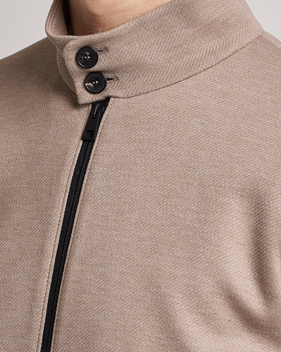 Men | Coats & Jackets | Harris Wharf London | Loro Piana Cavalry Twill Harrington Jacket Oat