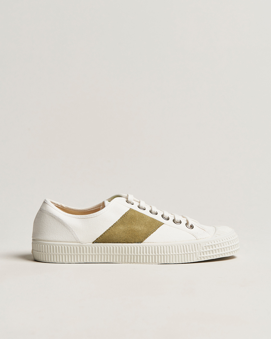Men | Novesta Star Master Organic Cotton Sneaker White/Green | Novesta | Star Master Organic Cotton Sneaker White/Green