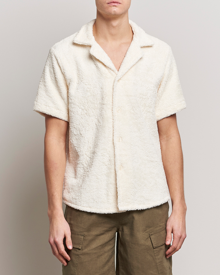 Men | Short Sleeve Shirts | OAS | Cuba Ruggy Shirt Off White