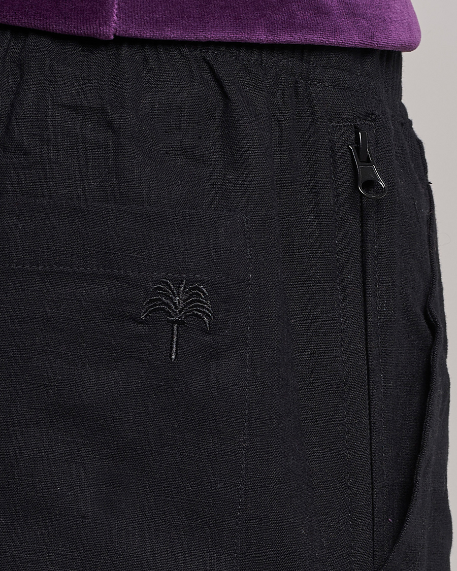 Men | Shorts | OAS | Cargo Linen Shorts Black